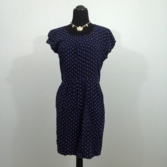 GAP Dresses & Skirts - Gap Blue Ditsy Floral Empire Waist Sun Dress